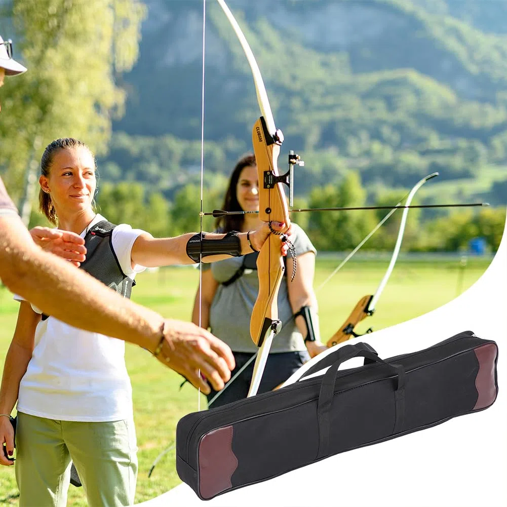 Estuche Para Arco, Recurvo Bolsillo Flechas Bolsa Arco Suave Compuesto Impermeable Mochila Arqueada Longbow Funda Almacenamiento Lona Liviana Portátil Nylon Caza Carcaj Hobby Accesorios Tiro Y Flecha