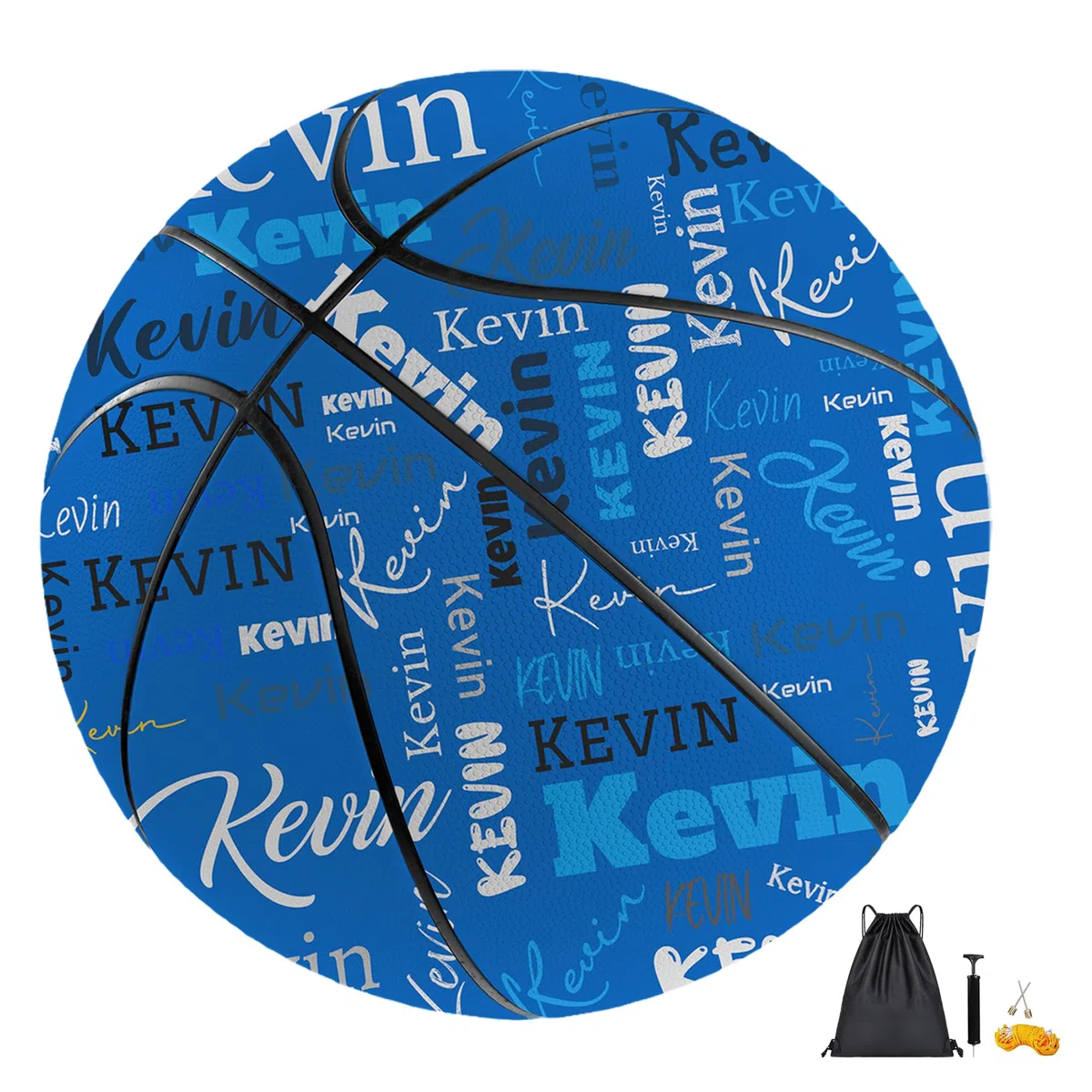 WERWAES Balón de Baloncesto Personalizado con Nombre y Foto - Regalo para Cumpleaños, Graduación - Tamaños 5 y 7 - Ideal para Niños, Niñas, Entrenadores y Equipos