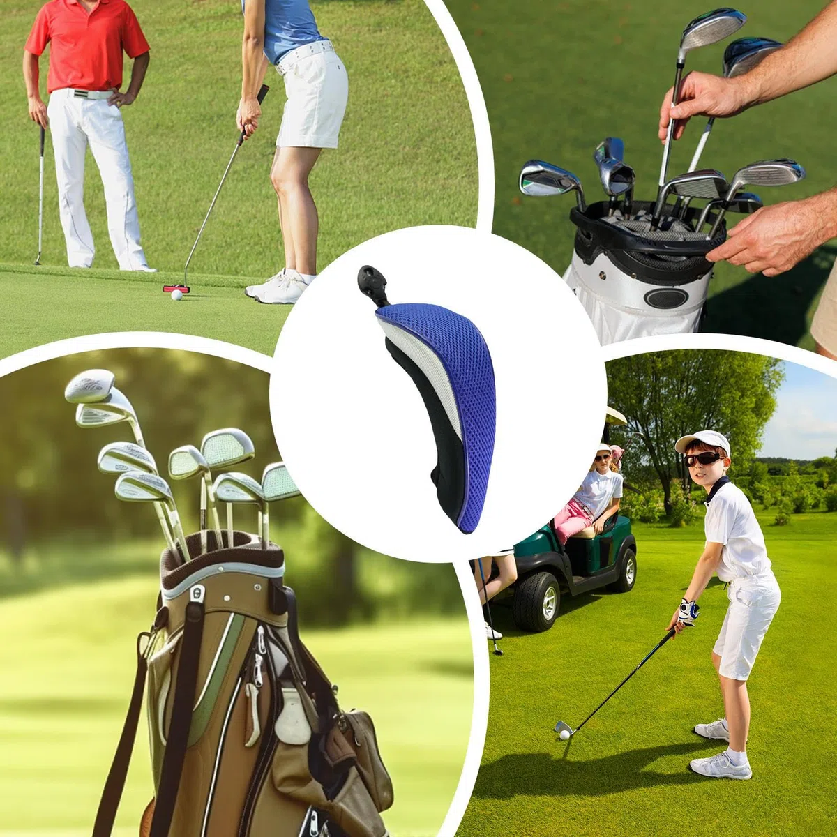 Fundas para Driver De Golf | Protector para Driver De Golf,Equipo Protector Impermeable para Viaje Organización Almacenaje Y Transporte Al Campo
