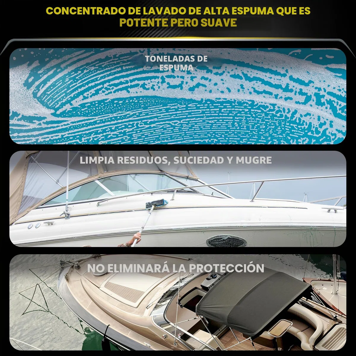 Meguiar's M4364EU Boat wash 1,89 litros - Champú gama marina para embarcaciones