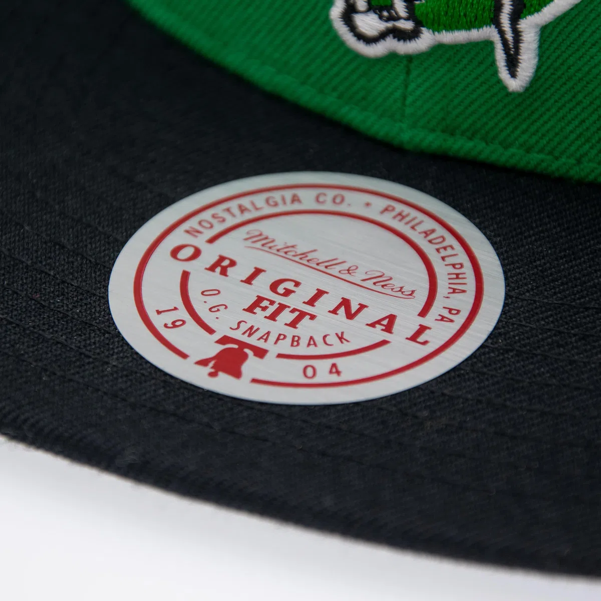 Mitchell & Ness Team Arch Gorra de béisbol Snapback (NBA/HWC) - Boston Celtics (Verde/Negro)