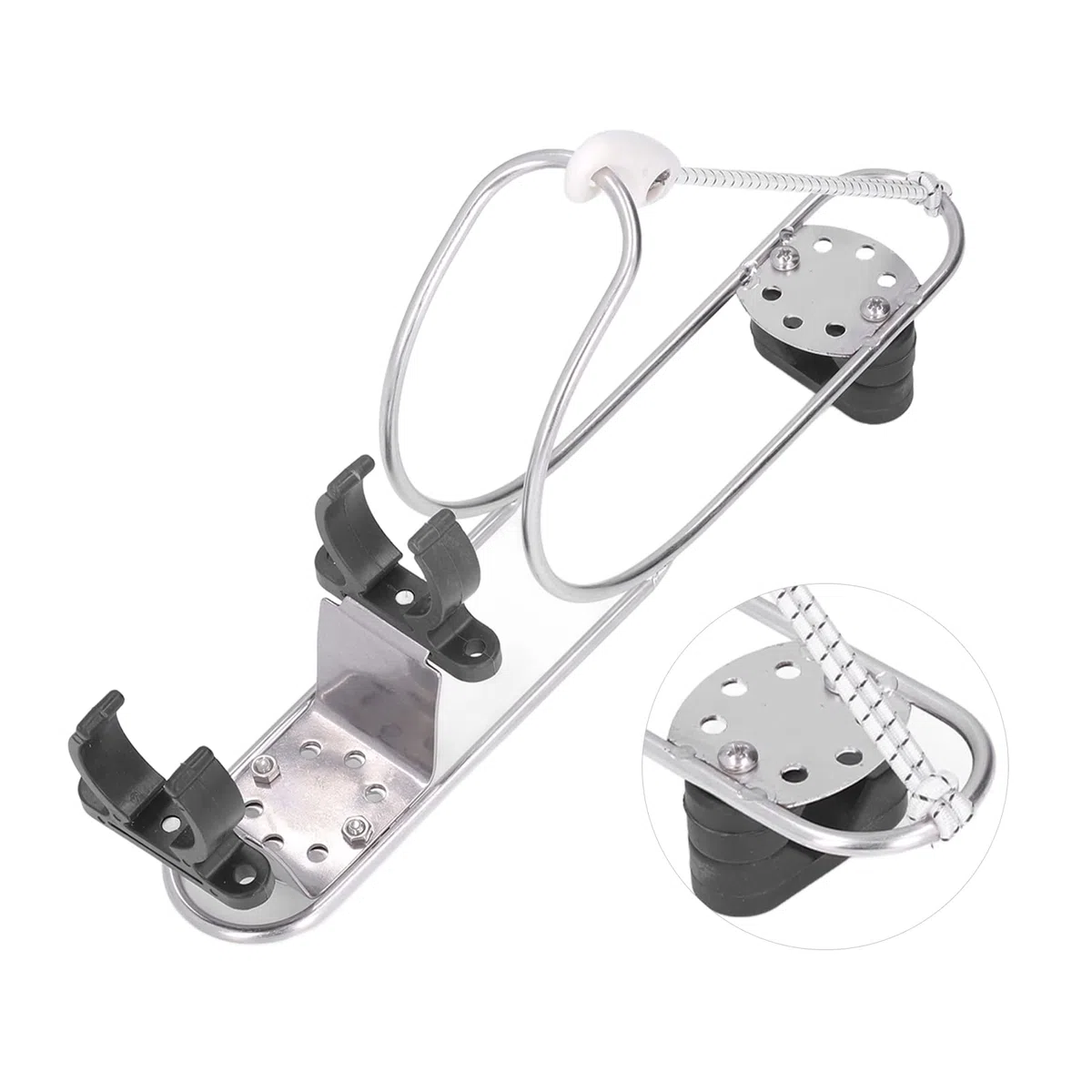 Soporte de Aro Salvavidas Marino para Barco Selección de ángulo Arbitrario Pequeño Volumen Soporte para Aro Salvavidas para Boya Salvavidas de Herradura Y Boya Salvavidas