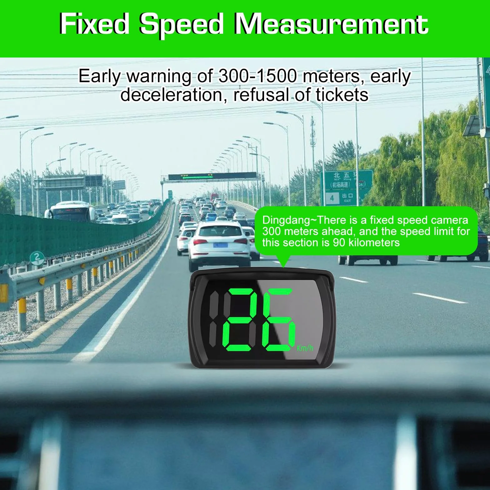 Heads up Display para Coches: Nizirioo Universal Velocimetro Coche con GPS + Beidou Dual-Chip, Velocímetro Digital GPS con Pantalla LED de Fuente Grande, HUD, para Bicicleta, Motocicleta, Coche