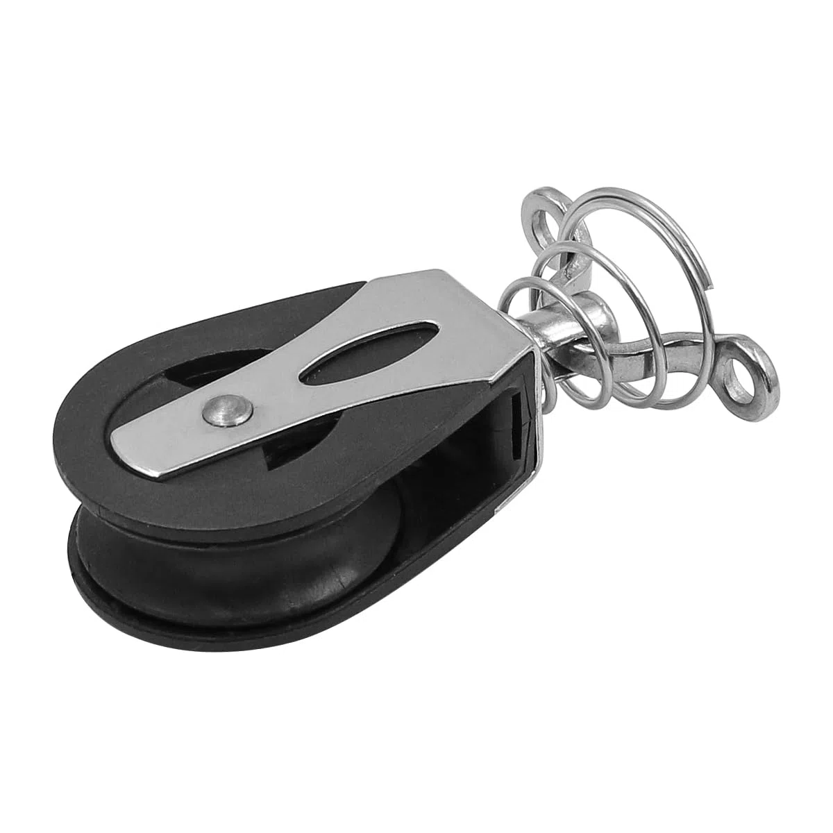 Cabezal de Bloque de Rodillos Nylon Giratorio Velero Rodamiento Liso Polea Cuerda Corredor Accesorios para Barcos Acero Inoxidable Grado Marino