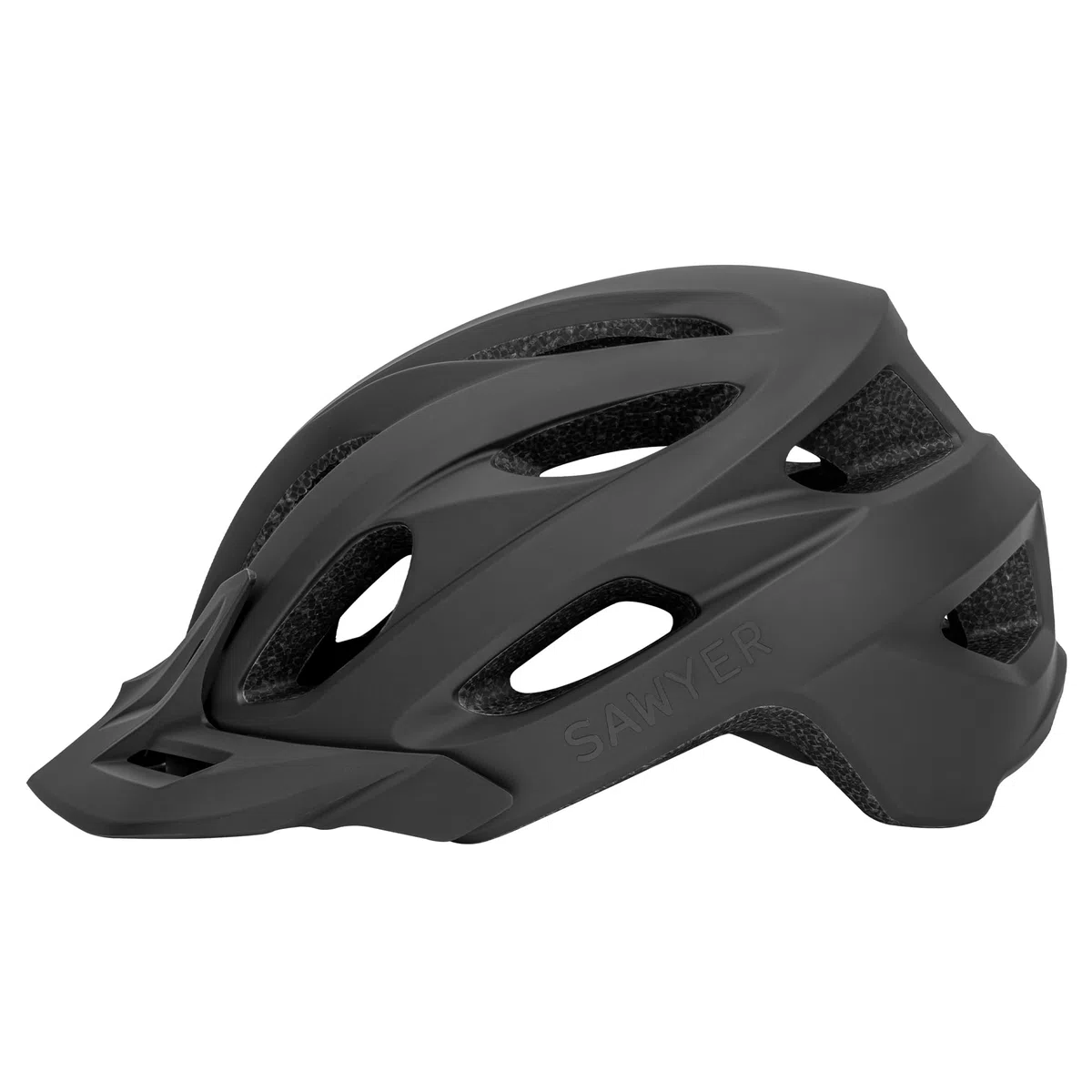 Sawyer Bikes- Casco de Bicicleta Ajustable y Unisex - Negro (54-61cm)