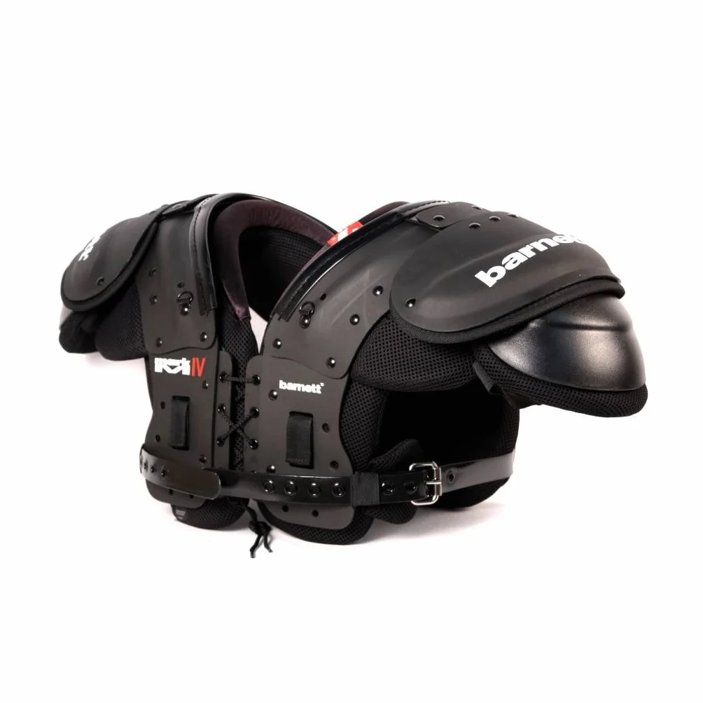 BARNETT Mark IV Negro Hombro de fútbol Pro, FB-LB-Te-OL-DL,