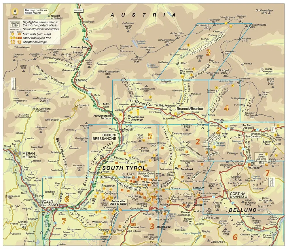 Dolomites Sunflower Walking Guide Vol 2 - Centre and East: 35 long and short walks with detailed maps and GPS from Val Gardena to Cortina (Sunflower Guides)