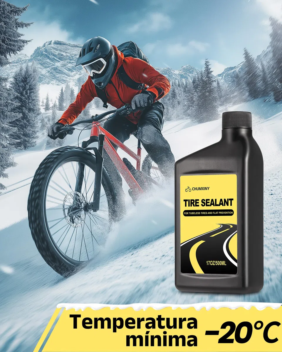 CHUMXINY Liquido Tubeless, Liquido Antipinchazos Bicicleta Sella RáPidamente Perforaciones de hasta 6,5 mm, Liquido Antipinchazos para NeumáTicos De Bicicleta MTB,Carretera