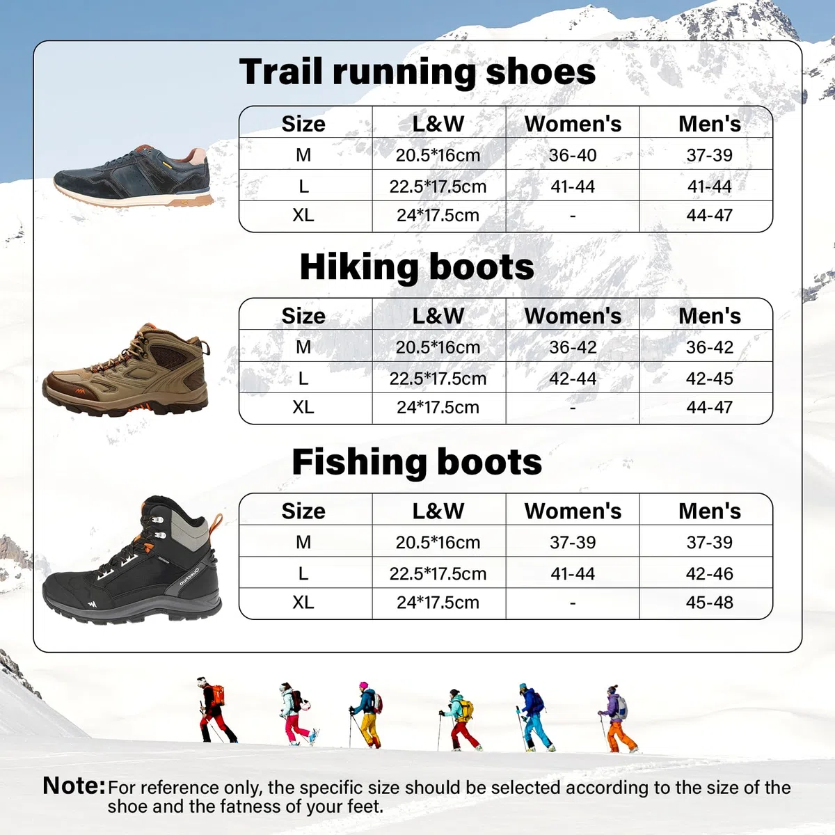 19 Dientes Crampones,Crampones para Botas,Tacos de Hielo Tracción con Cadena de Acero Inoxidable Antidesilisantes,para Caminar, Senderismo, Escalada, Pesca y Montañismo