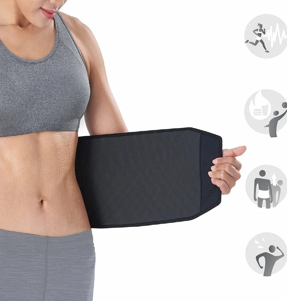 BRACOO Faja Reductora Hombre y Mujer Adelgazante – Cinturón Deportivo de Neopreno con Efecto Sauna para Sudar Más y Quemar Calorías, SE22