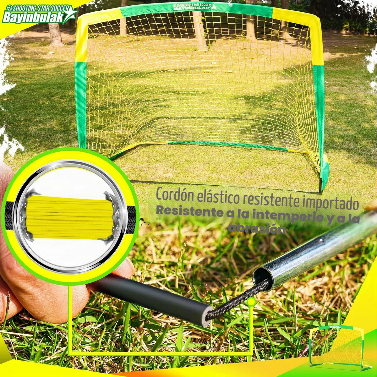 BAYINBULAK Portería de Futbol para Niños Porterias de Futbol Jardin Regalos del Festival