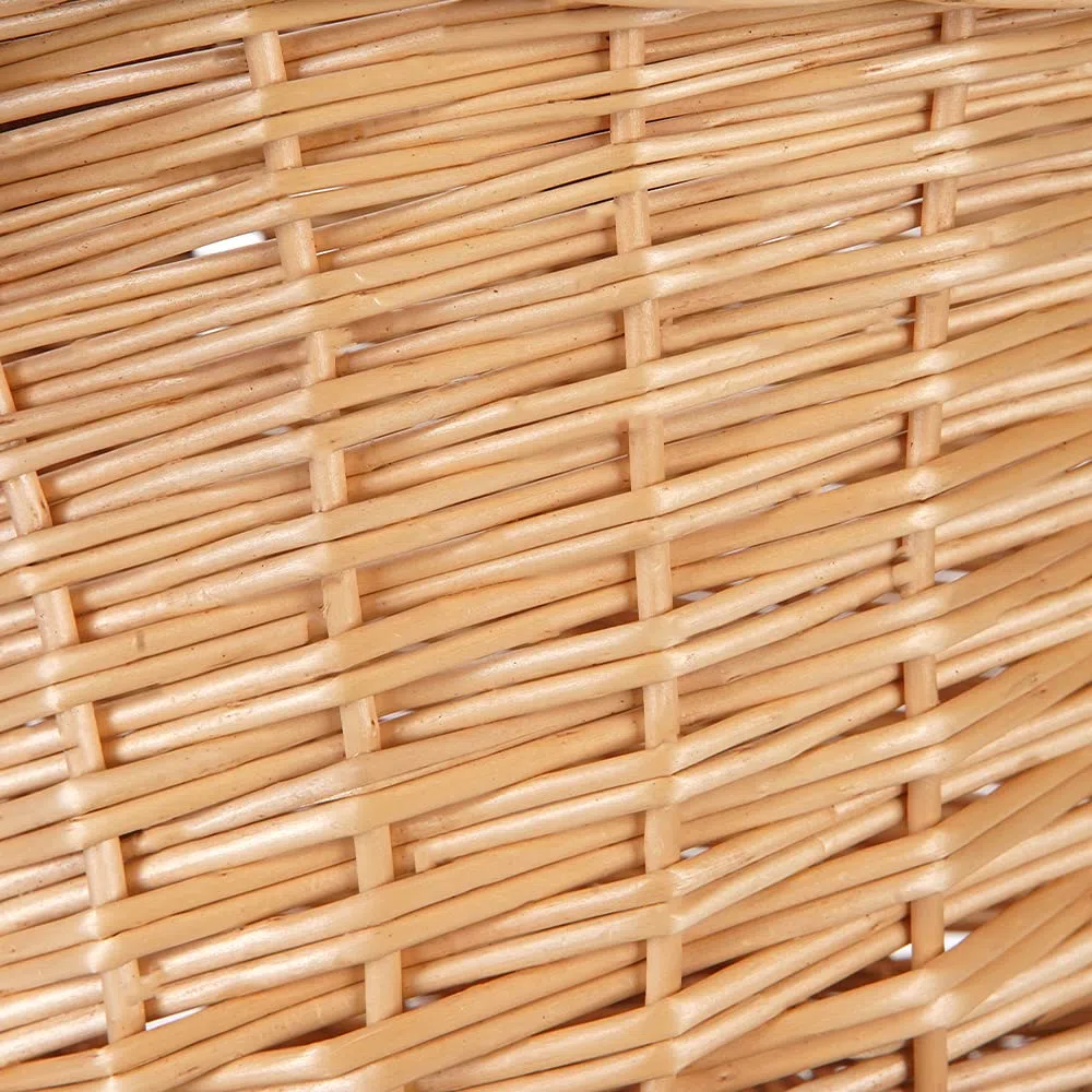 Cesta de Mimbre para Niñas con Correas Ajustables para Bicicletas de 12 14 16 Pulgadas, Scooter, Triciclo