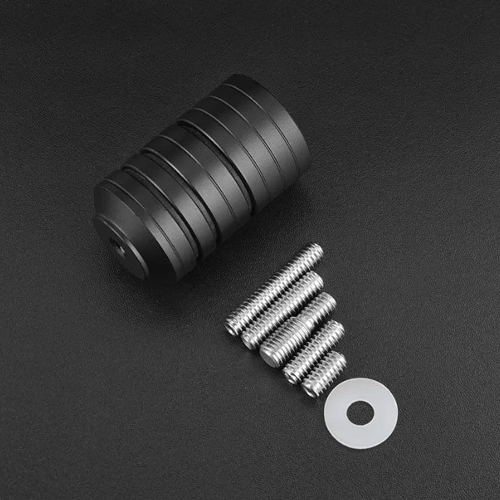 Kit estabilizador de arco 280g Pesas de acero inoxidable para equilibrar y estabilizar arcos compuestos (plata)