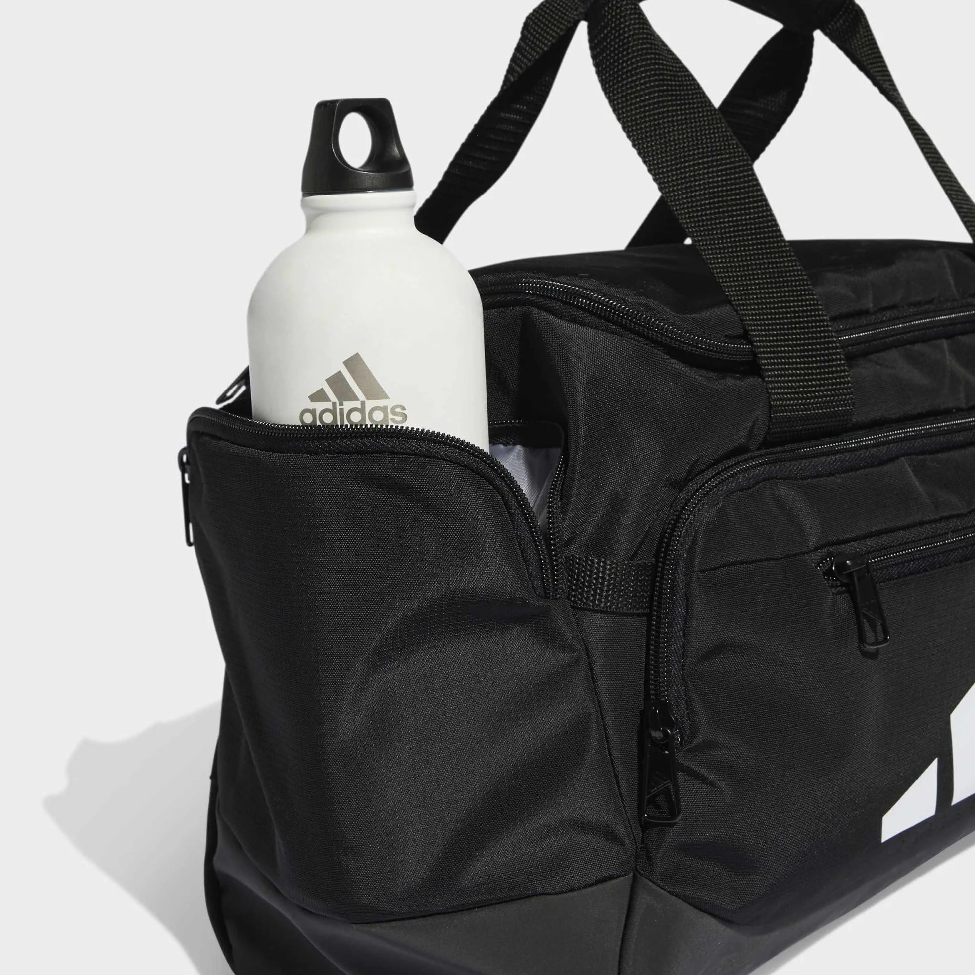adidas Unisex Adulto Training Defender Duffle Bag Xsmall Duffel Bag, Black/White, One Size