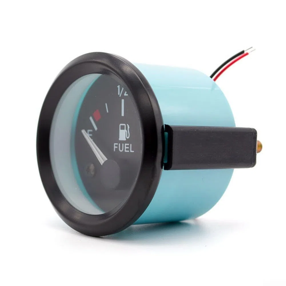 Indicador de nivel de combustible marino de 52 mm para barcos y vehículos, medidor de tanque de ajuste de 12/24 V con compatibilidad