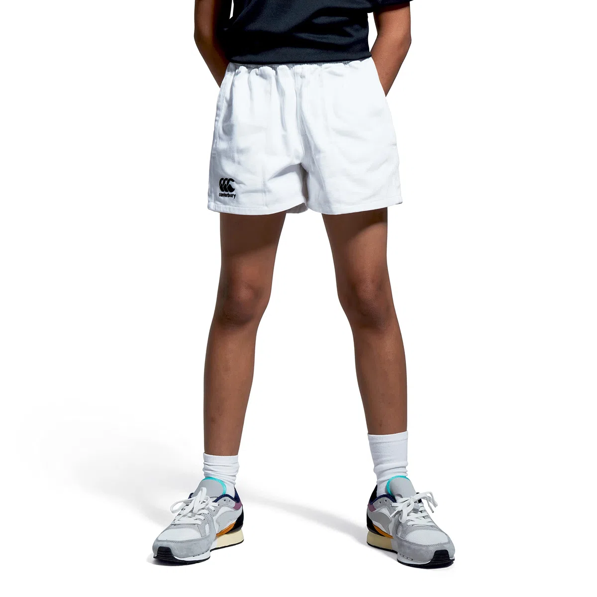 Canterbury Professional Rugby E523405 - Pantalones Cortos de Rugby de algodón Niños