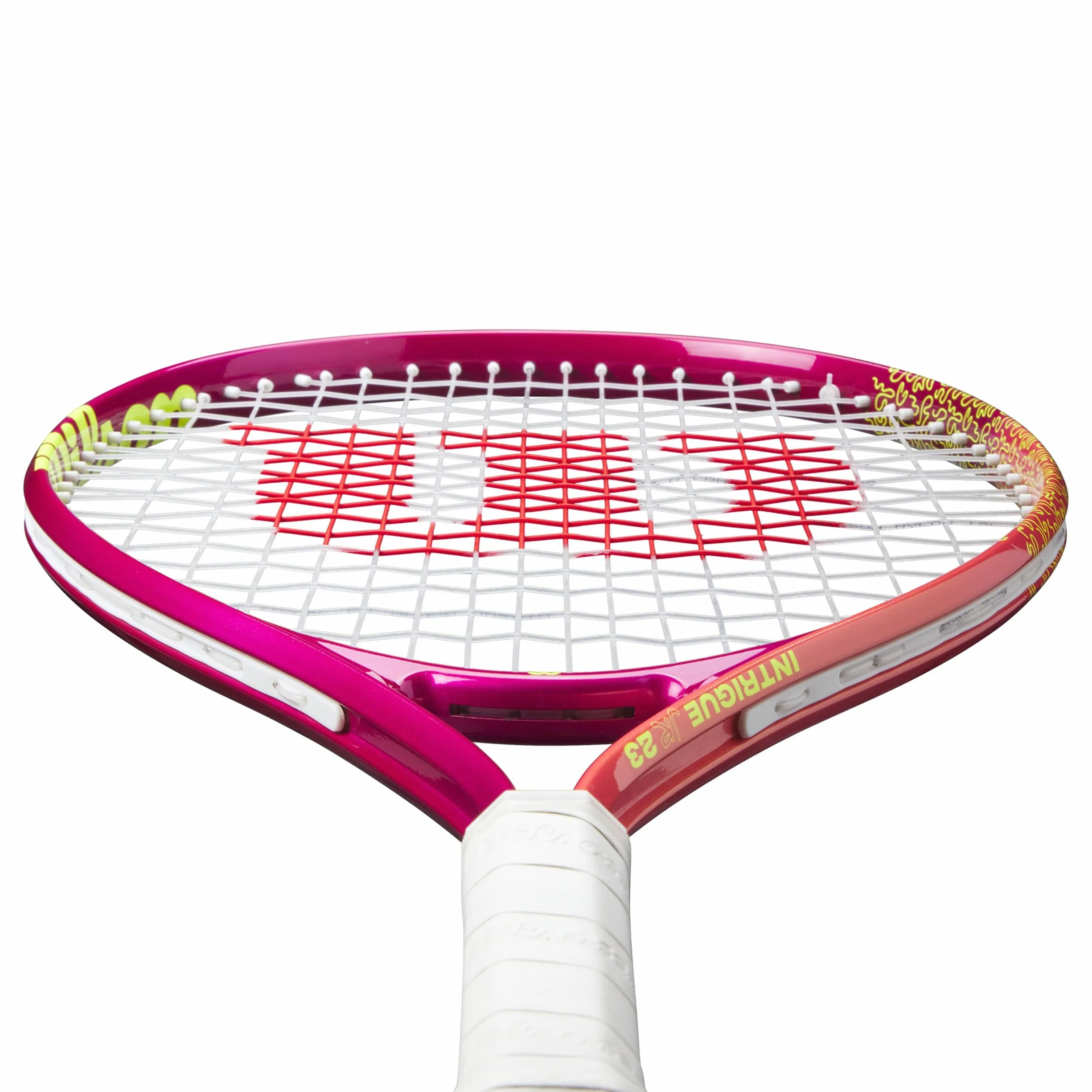 Wilson Intrigue Junior 23 Girls Incordata: Yes 205 g Tennis Rackets Rackets for Children Red - Yellow