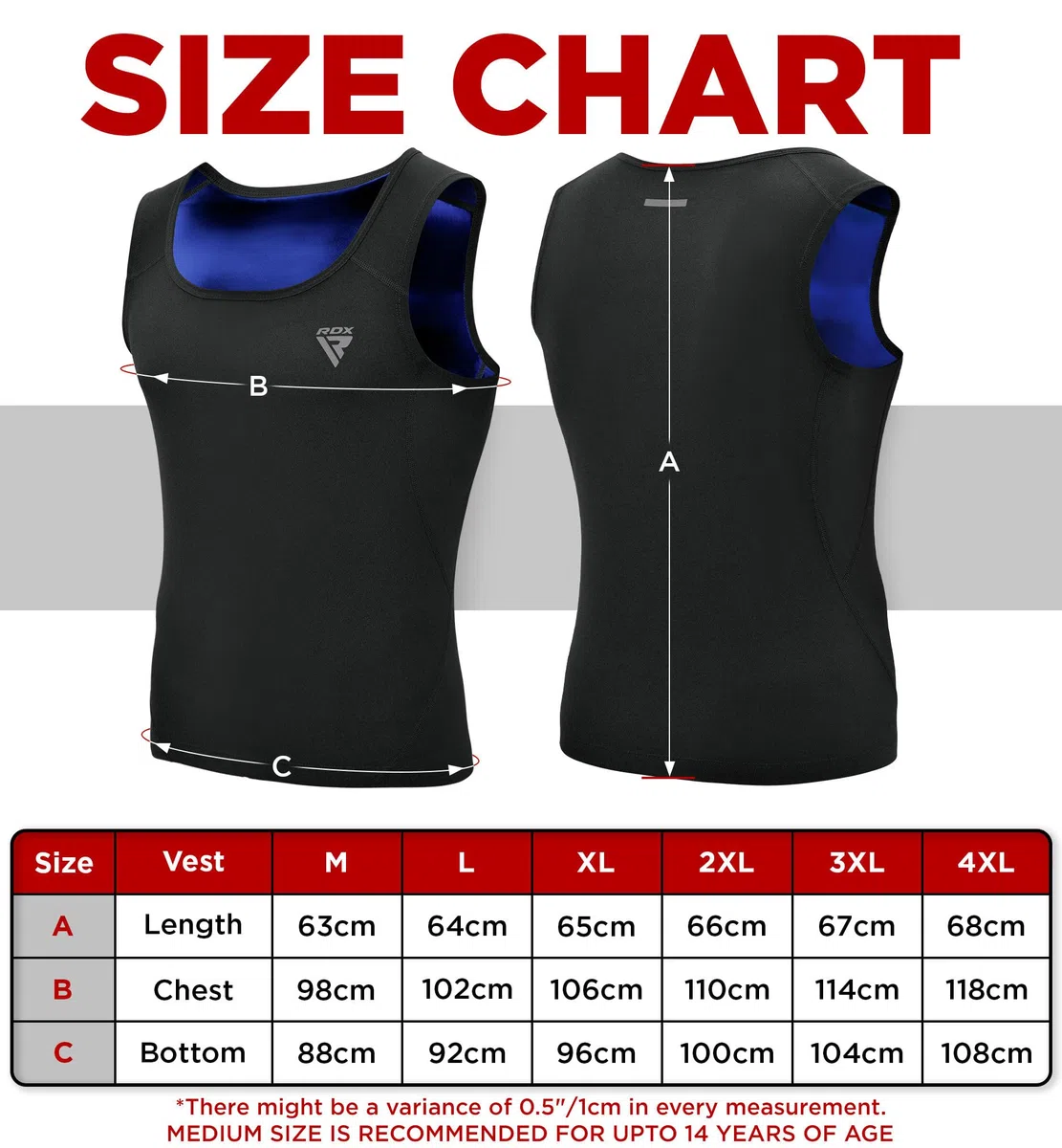 RDX Chaleco para Hombre para Entrenamiento de Gimnasio, Camiseta sin Mangas para Entrenamiento de pérdida de Peso y Ejercicios de Adelgazamiento, Moldeador de Cuerpo sin Mangas para Levantamiento