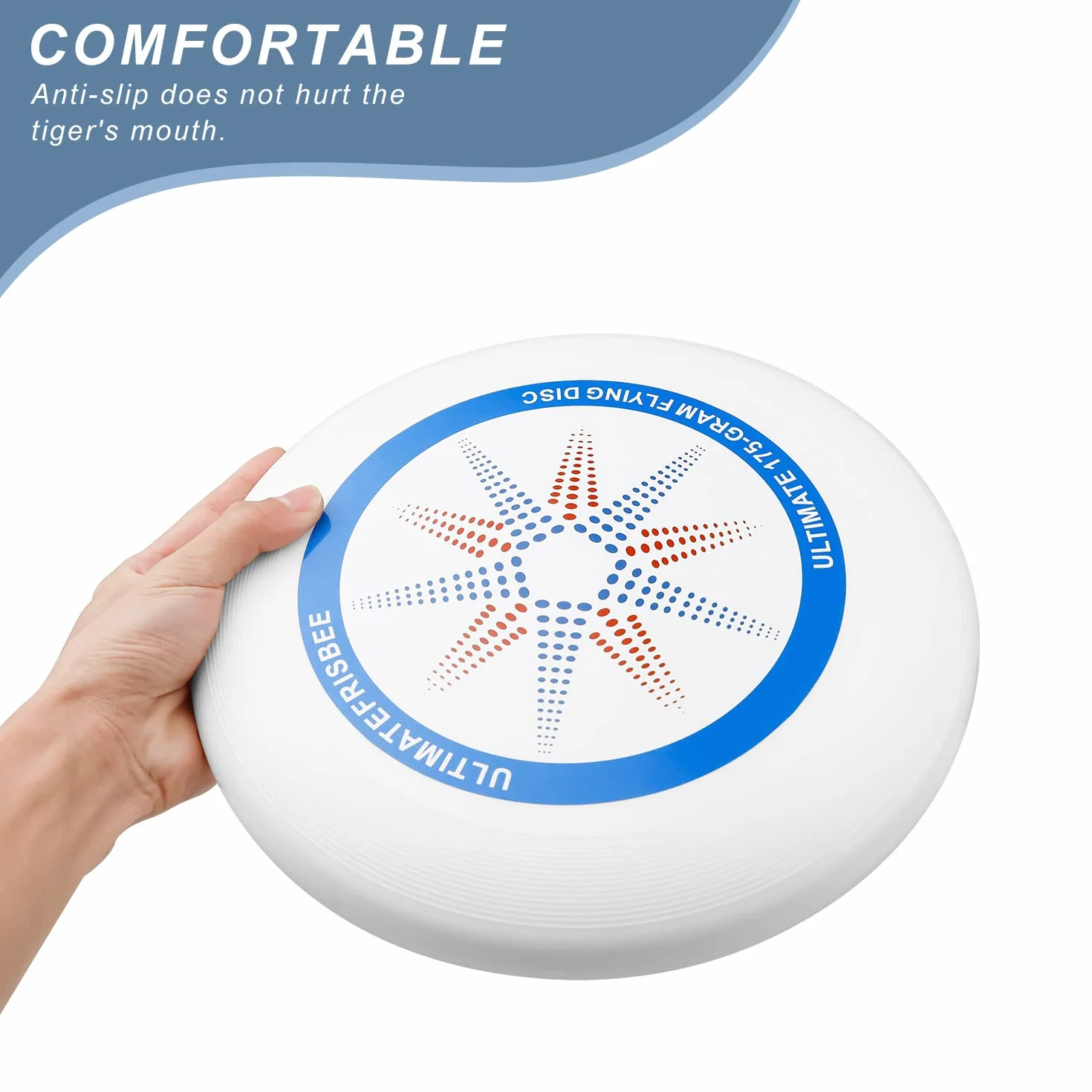 Disco Volador, Frisbee, Ultimate Frisbee para Actividades Al Aire Libre En Familia, Entretenimiento con Amigos, Competición Profesional