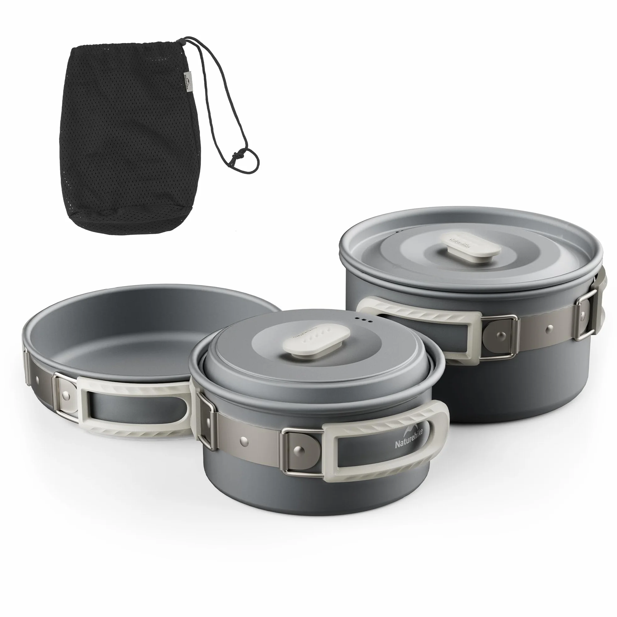 Naturehike Sarten Camping Mueble Cocina Camping Vajilla Camping 2-4 & 4-7 Personas Kit Cocina Camping