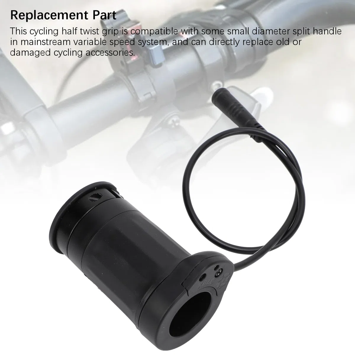 acelerador de ciclismo eléctrico para BBS01 BBS02 378X, Motor de accionamiento medio, agarre manual de medio, manillar de regulación de velocidad