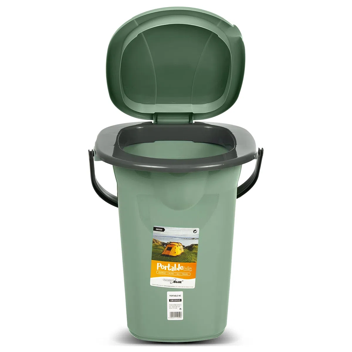 Green Blue GB320 Inodoro portatil para Acampanada Viaje Disponible en 5 Variantes de Color 19L