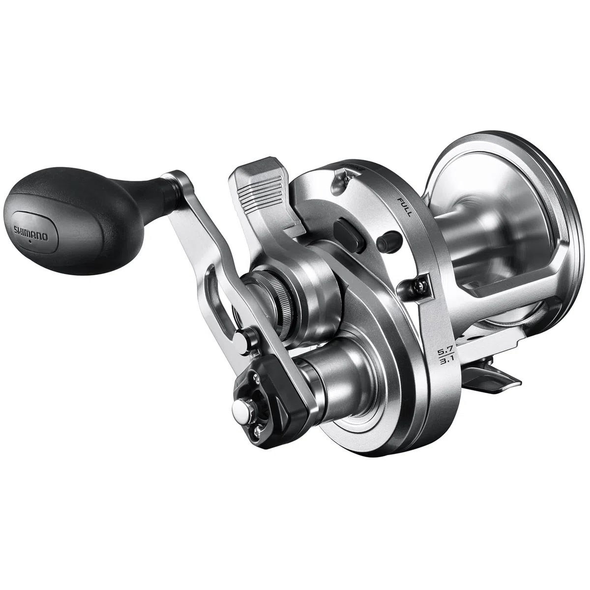 Shimano SpeedMaster - Carrete de Pesca de Agua Salada con Palanca de 2 velocidades, recuperación de Mano Derecha