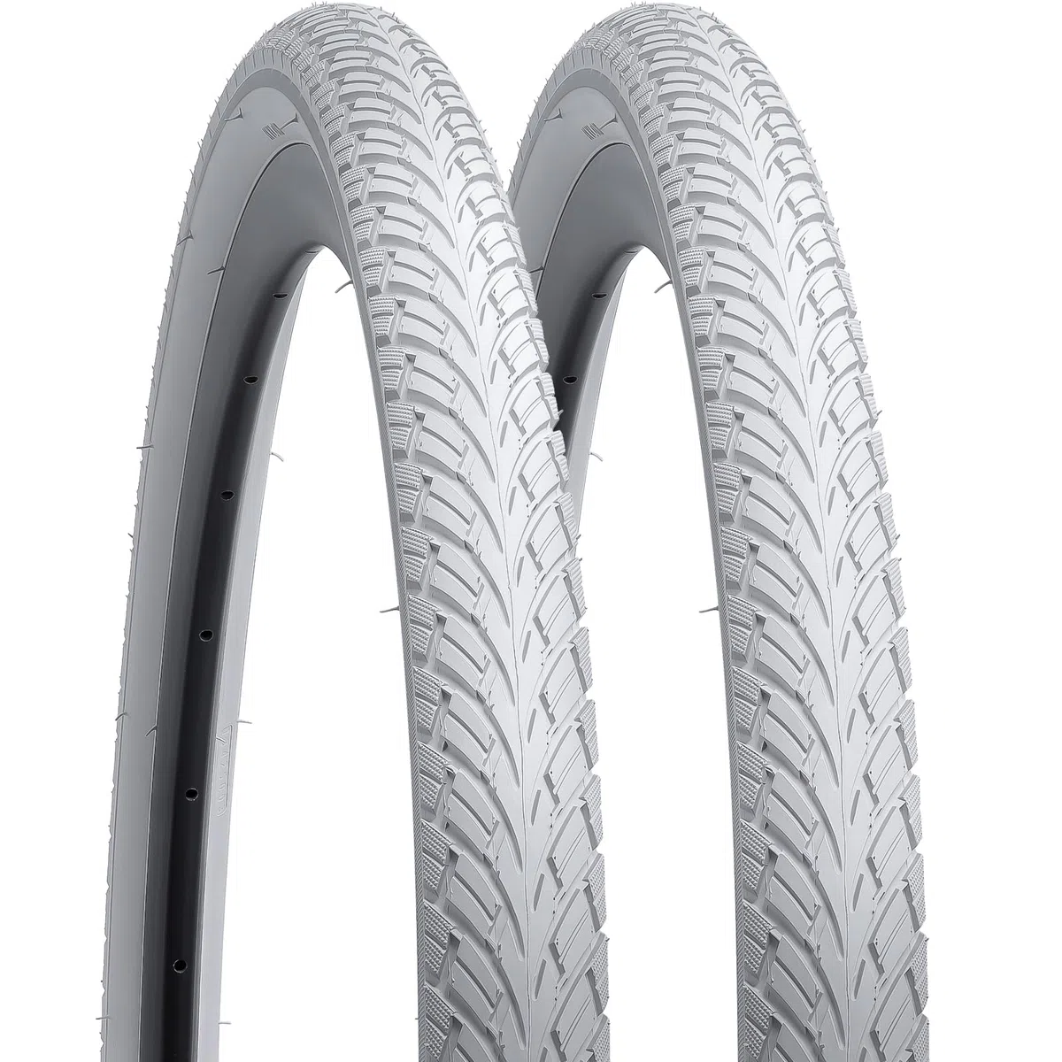 YUNSCM 2 neumáticos de bicicleta de carretera 700C 700x38C 40-622 neumáticos blancos compatibles con neumáticos de bicicleta de carretera 700x36C 700x37C 700x38C 700x39C 700x40C (Y-1512)