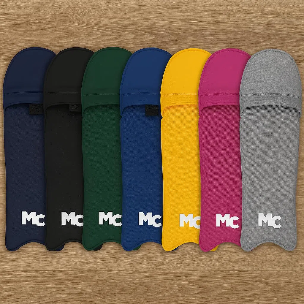 Mars Cricket Pad Covers for Legguards - One Size, Adults, Juniors,, Navy, Black, Green, Maroon