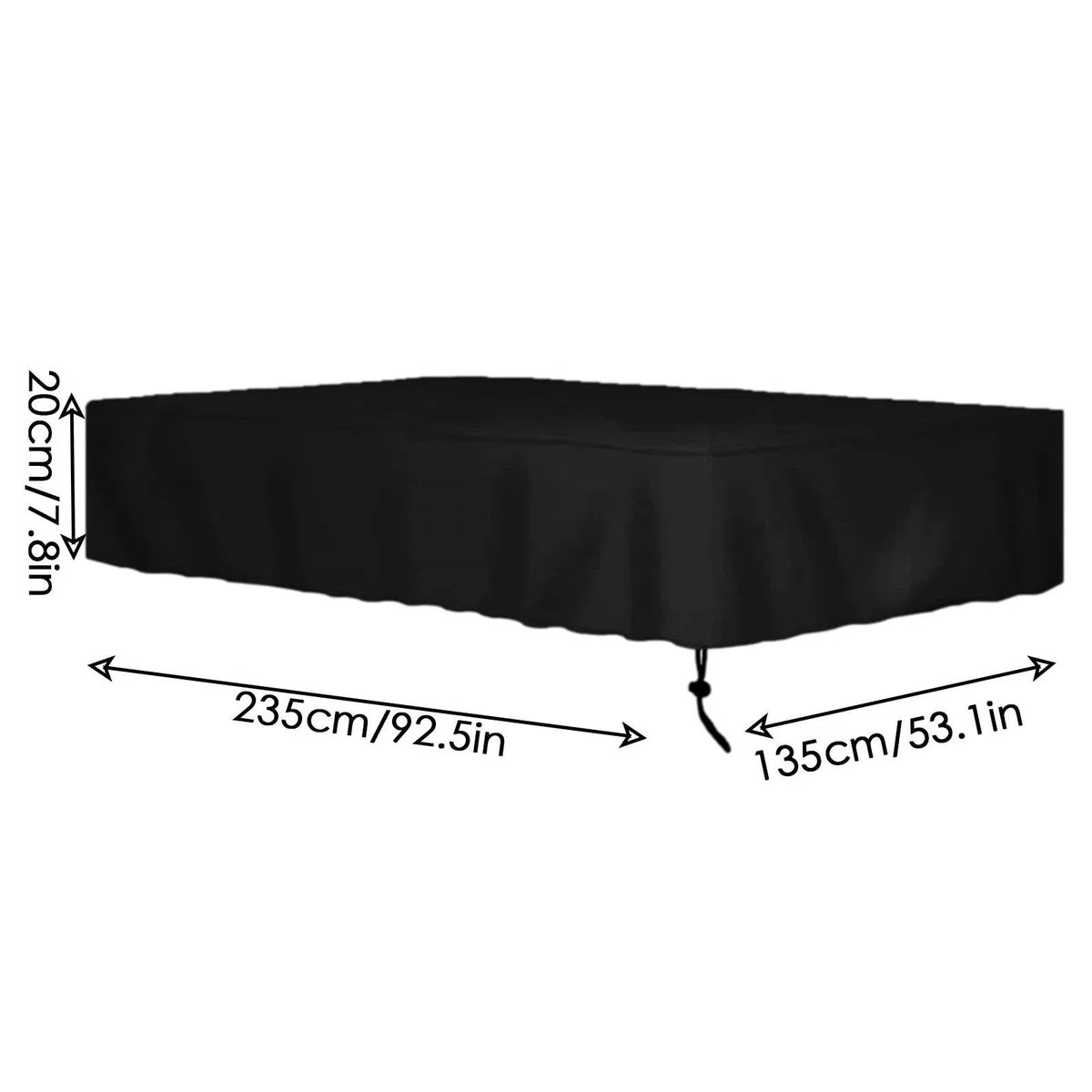 Funda protectora impermeable para mesa de billar de 7/8/9 pies, impermeable, para exteriores, interiores, a prueba de polvo, sol, lluvia, fieltro y billar, color
