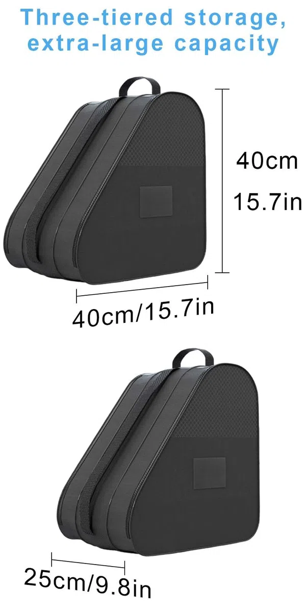 Bolsa para Patines en línea,Tres Capas,Bolsa para Patines de Ruedas,Bolsa para Patinadores,Bolsa para Patines para Adultos,Bolsa para Patines de Hielo,Adecuado para Patines y Patines de Hielo