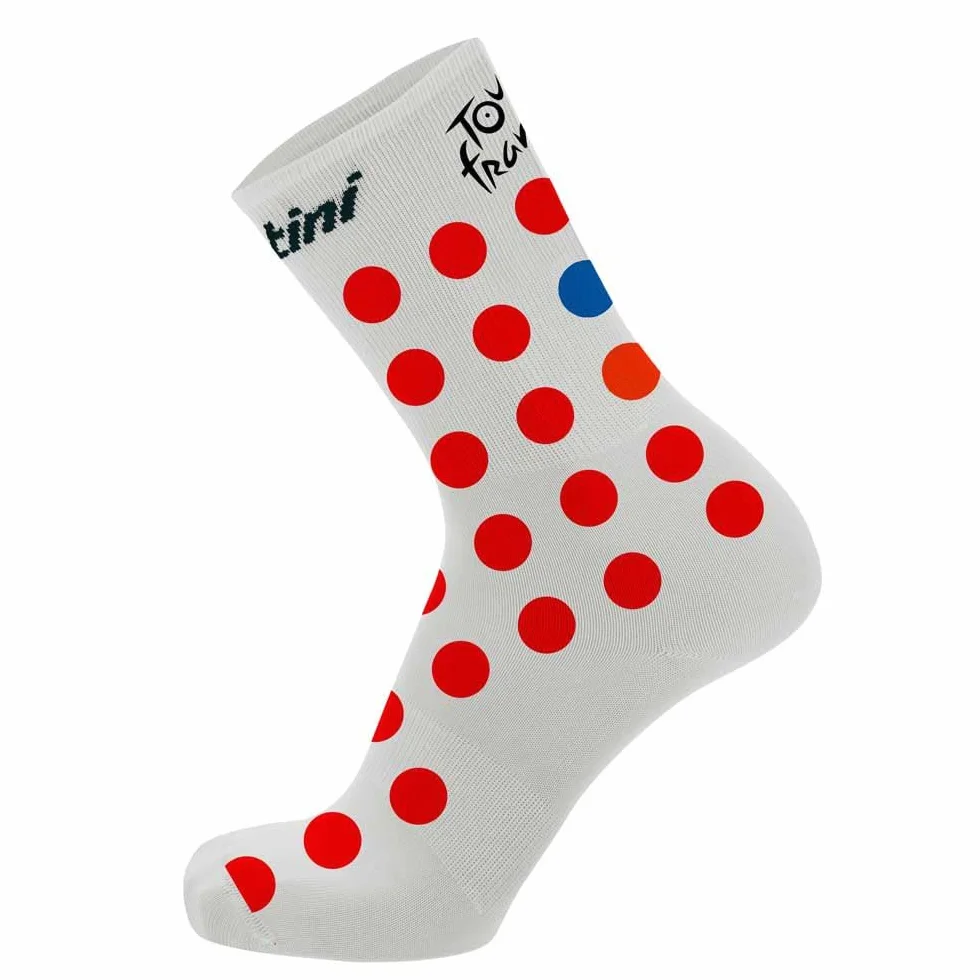 Santini Gpm Leader Socks - Tour de France Fan Official Calcetines Unisex adulto (Pack de 1)