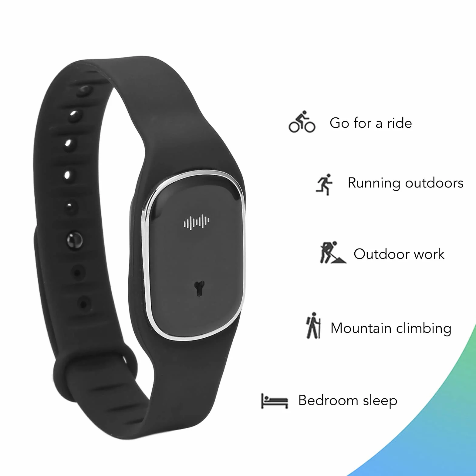 Gonetre Pulsera Repelente de Mosquitos, Bandas de Mosquitos Electrónicos Sonoros, Pulsera Repelente de Insectos, Reloj Repelente de Vigilancia USB Reloj de Pulsera Repelente Portátil (Negro)