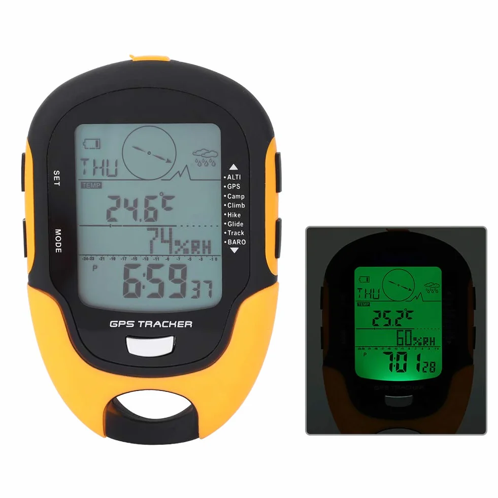 Barómetro Digital, Termómetro Digital Recargable USB, Higrómetro Digital Navegación para Senderismo Deporte al Aire Escalada Camping