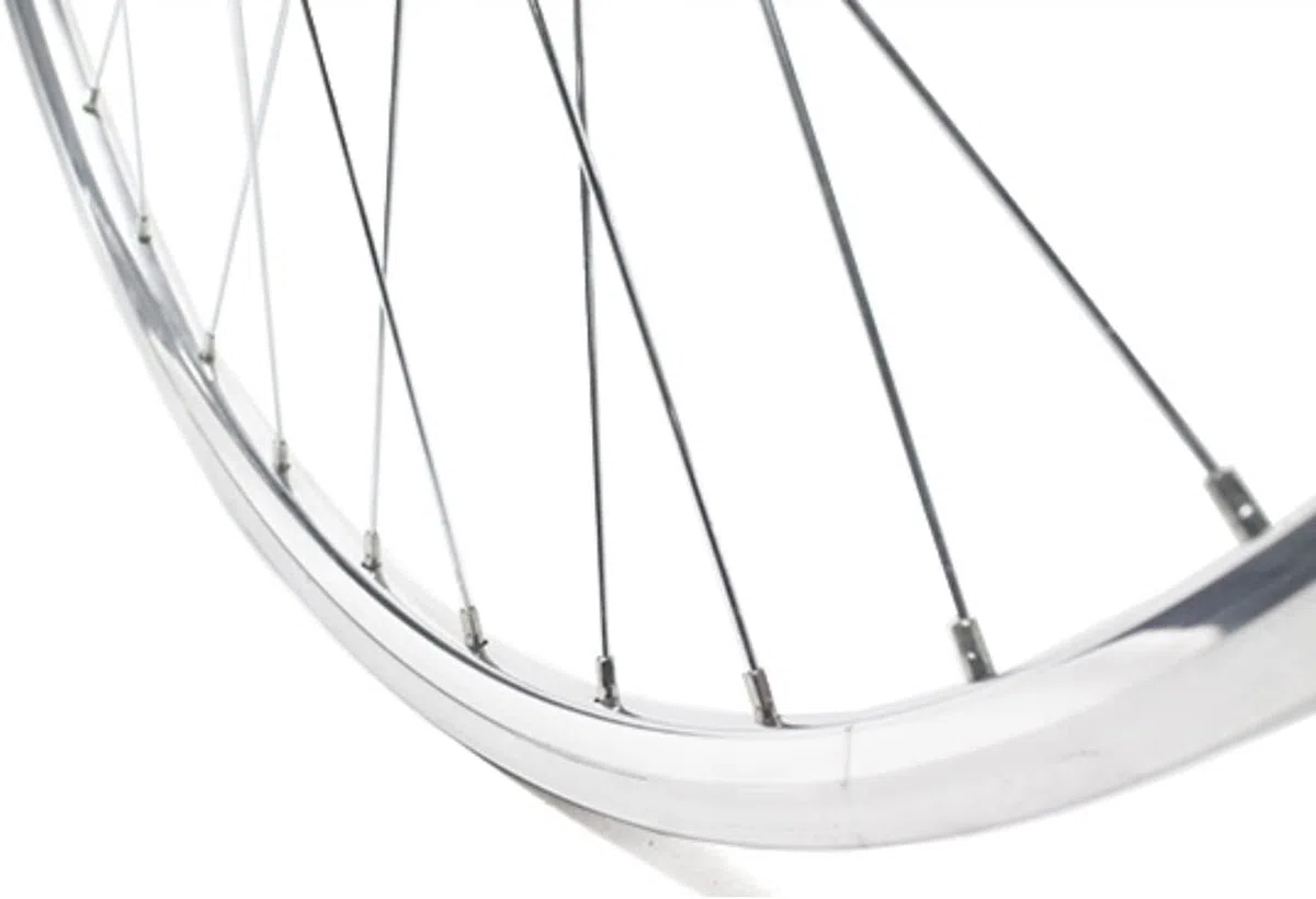 Rueda llanta delantera 16" bicicleta niño/A 16 x 1,75 de aluminio buje de acero cierre con tuerca