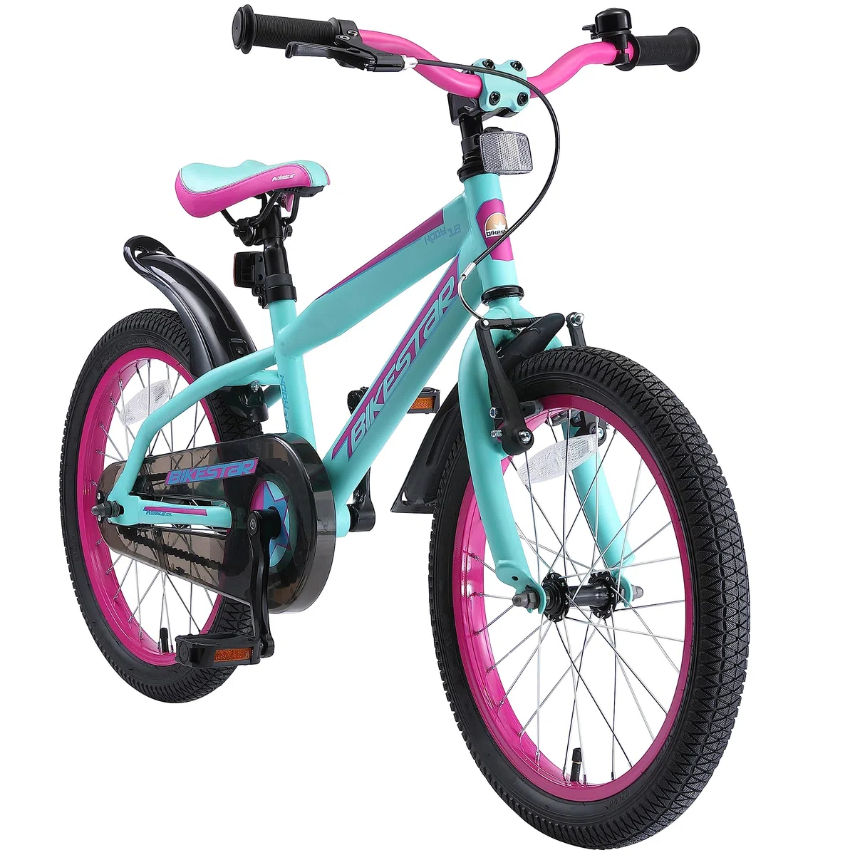 BIKESTAR Bicicleta Infantil para niños y niñas a Partir de 5 años | Bici de montaña 18 Pulgadas con Frenos | 18" Edición Mountainbike