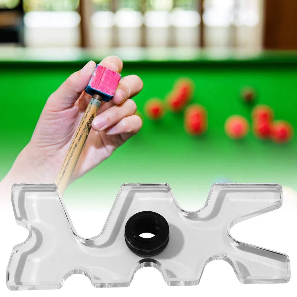 Billar Cue Rack Acrílico Snooker Pool Cue Rack Bridge Head Billar Varilla Bastón Bastón Bastón Poste