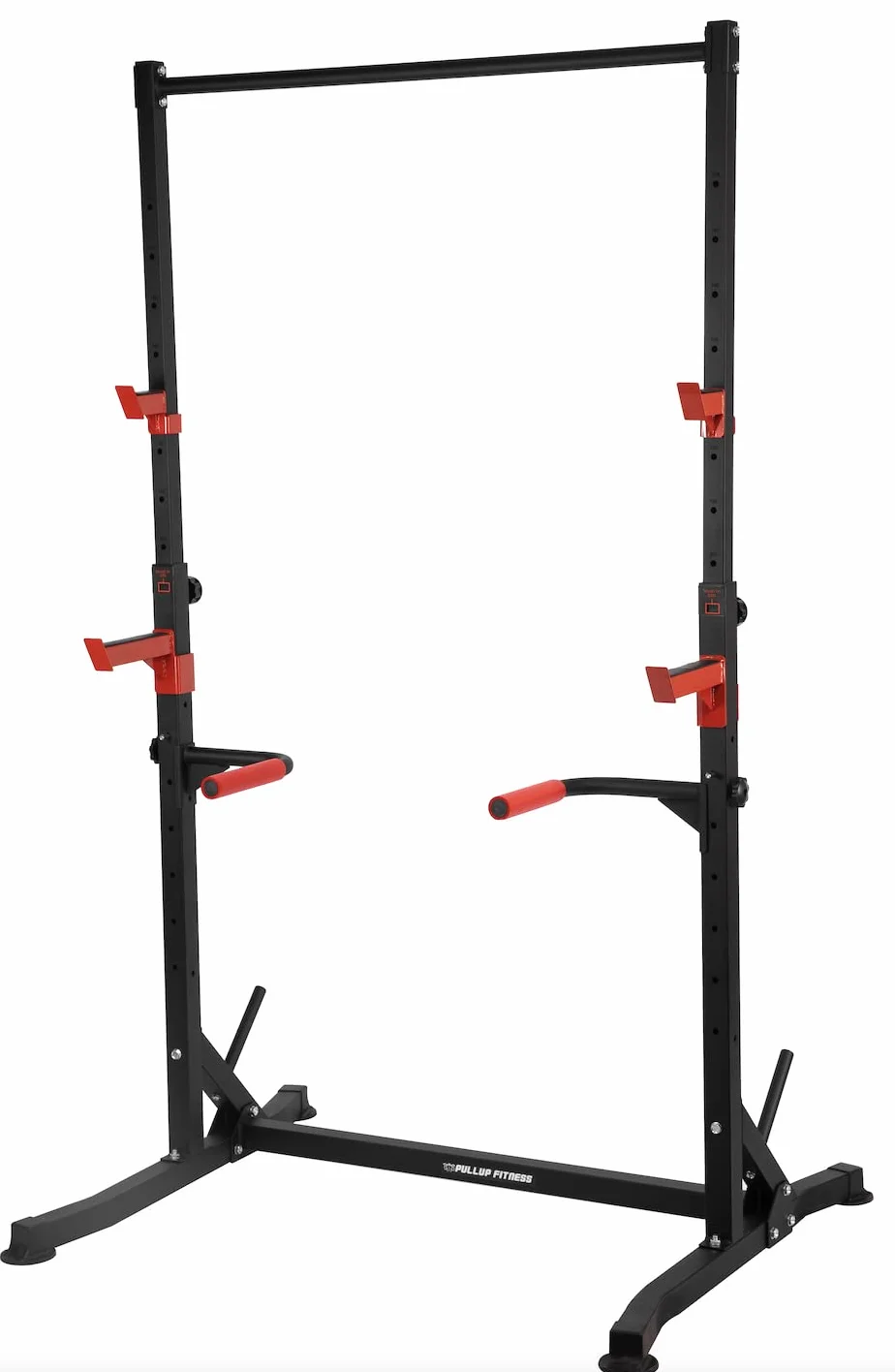 Pull up Fitness Squat Rack v2/Barra de tracción Ajustable/Barra Fija/Developper reclinado/Pull up Bar/Jaula de Squat/ DIPS BAR de Metal