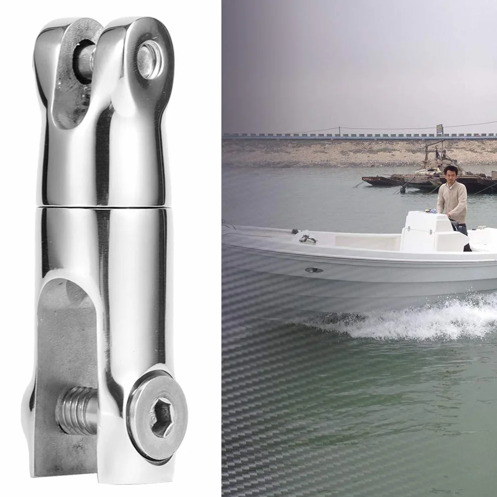 Conector de Ancla, Conector Giratorio de Ancla, Artículos de Mano para Barcos de Acero Inoxidable, Accesorio para Barcos para Cadena de 6 a 8 Mm