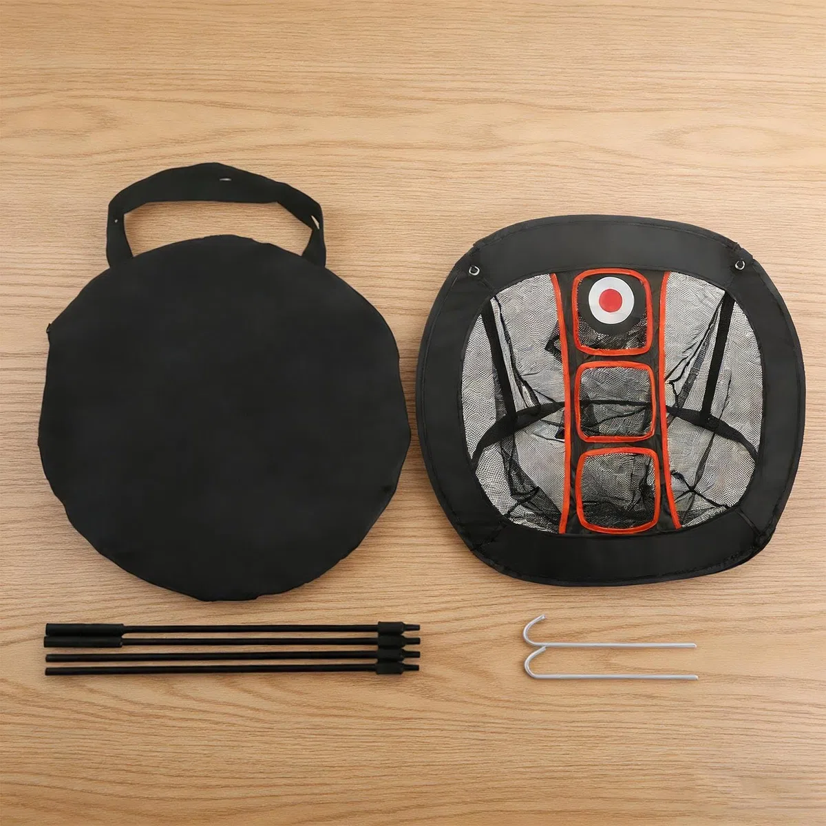 Red de golf – Entrenamiento con bolsa de almacenamiento | Juego de red de golf de objetivo de astillado – para precisión de práctica de swing, distancia en interiores y exteriores, golfistas, niños