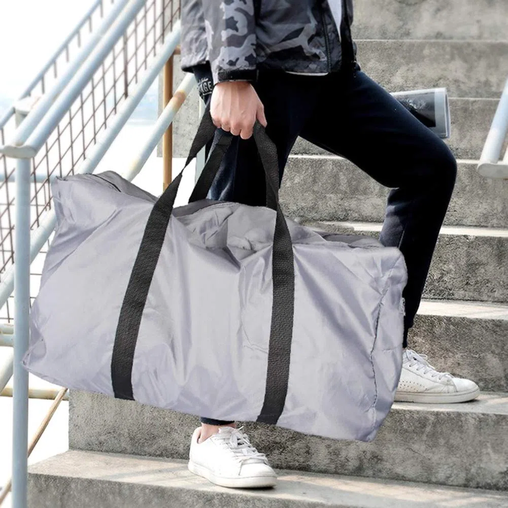 Bolsa de transporte plegable extra grande y resistente, bolsa de transporte para kayak, bolsa de almacenamiento inflable para accesorios de barco