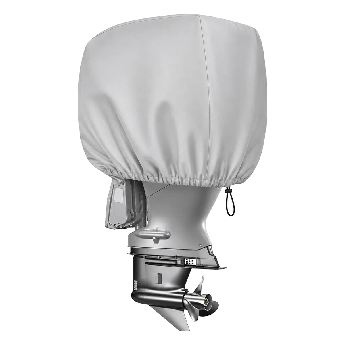 CoCo Cubierta para Motor de Exterior, 600D, Resistente al Agua, Remolque, Cubierta de Motor, Universal para Mercury, Yamaha, Suzuki, Evinrude. Gris