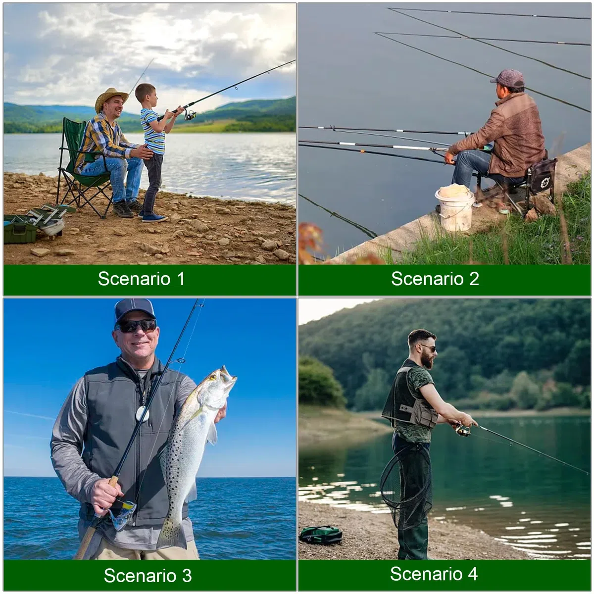 Sombrero Paraguas de Pesca de 53 cm Con Banda Elástica, Plegable para Adultos y Niños, Camuflaje al Aire Libre para Playa