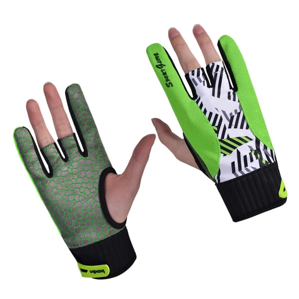 KICHOUSE 1 Par De Guantes Deportivos Guantes De Bolos para Mujeres Equipo De Bolos De Fitness De os Profesionales De Agarre para os Transpirables