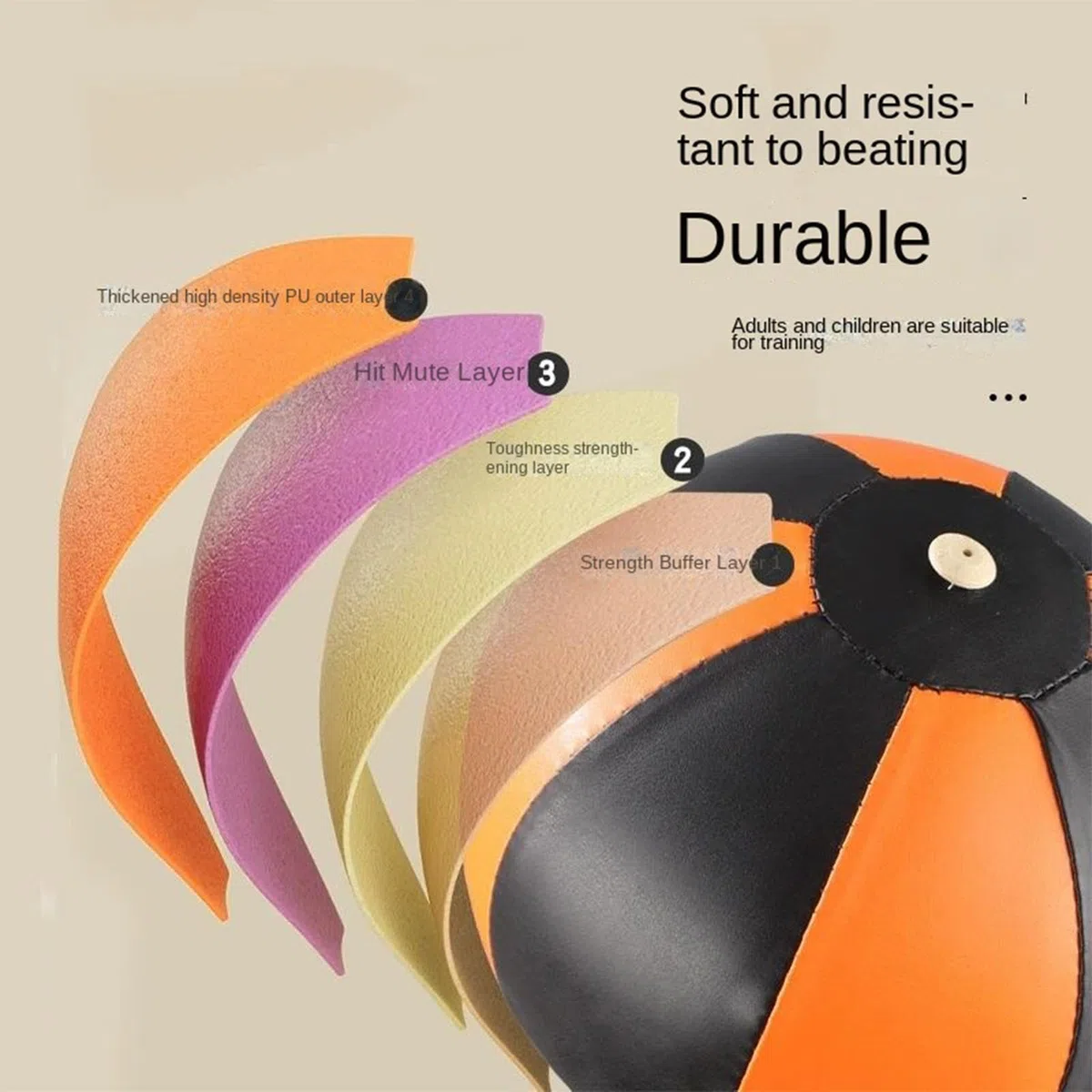 Saco De Boxeo De Pie, Sacos De Reflejos, Equipo De Entrenamiento De Velocidad, Pelota De Velocidad, Sacos De Boxeo con Base De Succión Y Altura Ajustable para Adultos Y Adolescentes