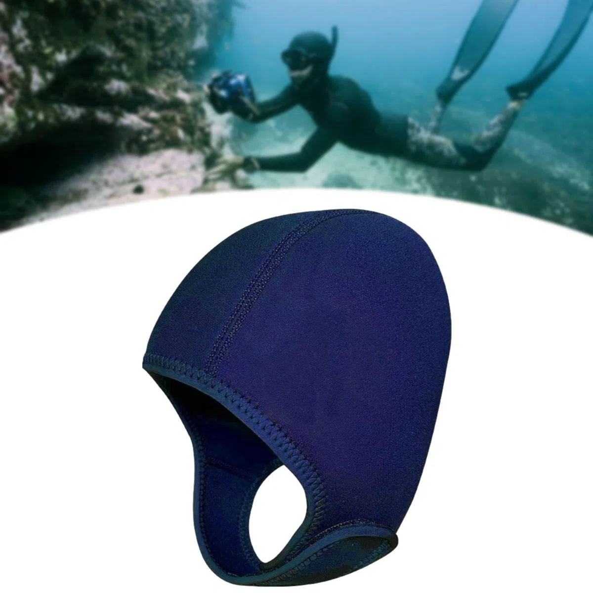Cubierta para Cabeza de Buceo, Gorro de Surf, Gorro de Neopreno de 3mm, Gorro de Surf, Casco para Deportes Acuáticos, Rafting, Kayak, Piragüismo