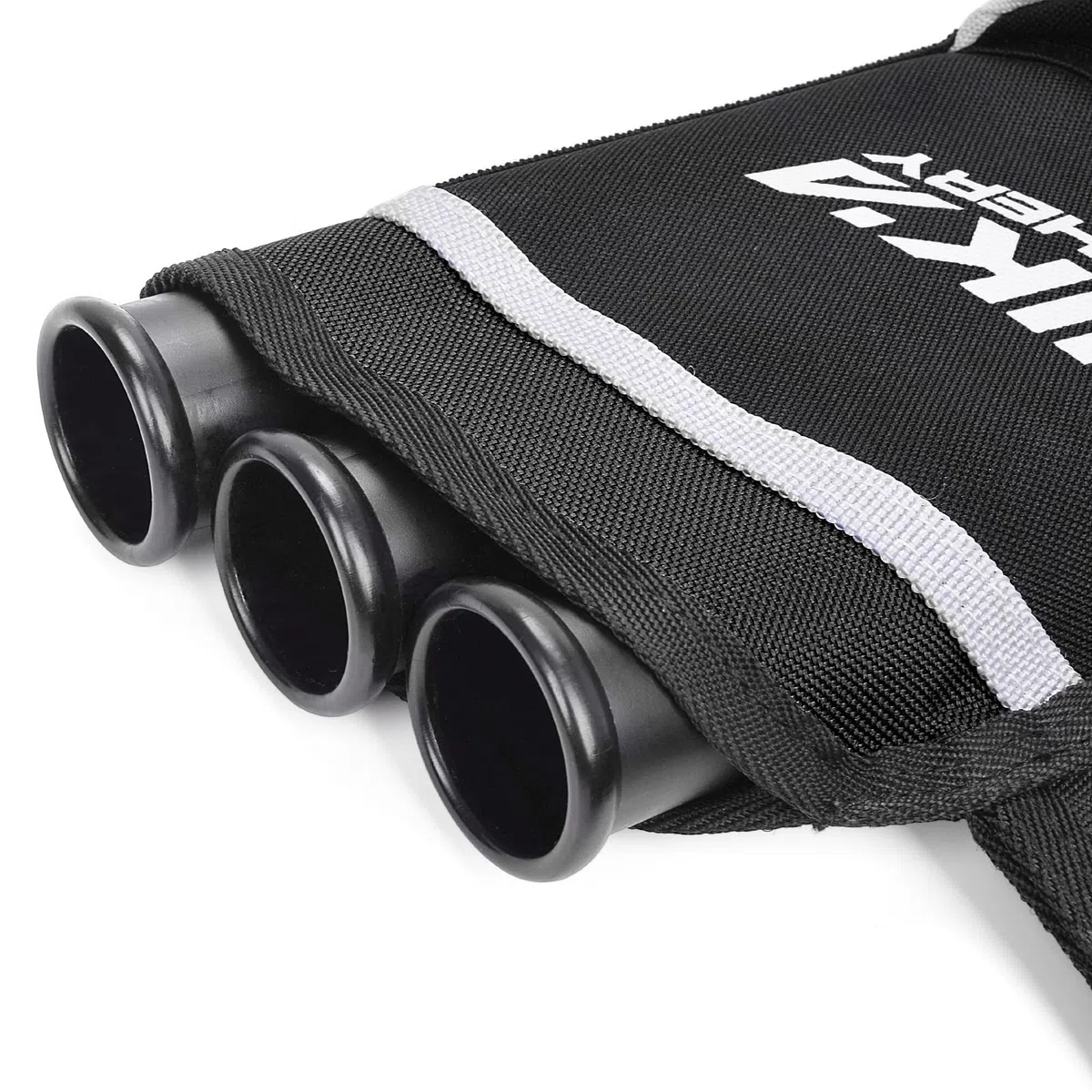Carcaj de tiro con arco para flechas, carcaj de flechas, bolsa con 3 tubos de flecha protegidos, cintura ajustable para adolescentes y adultos