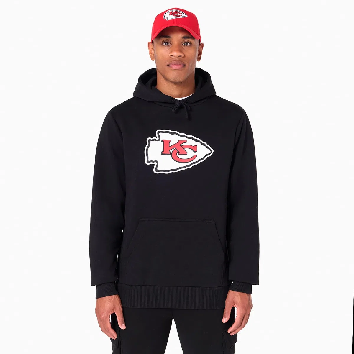 New Era NFL Hoody Capucha Sudadera suéter Fútbol Americano Logotipo del Equipo