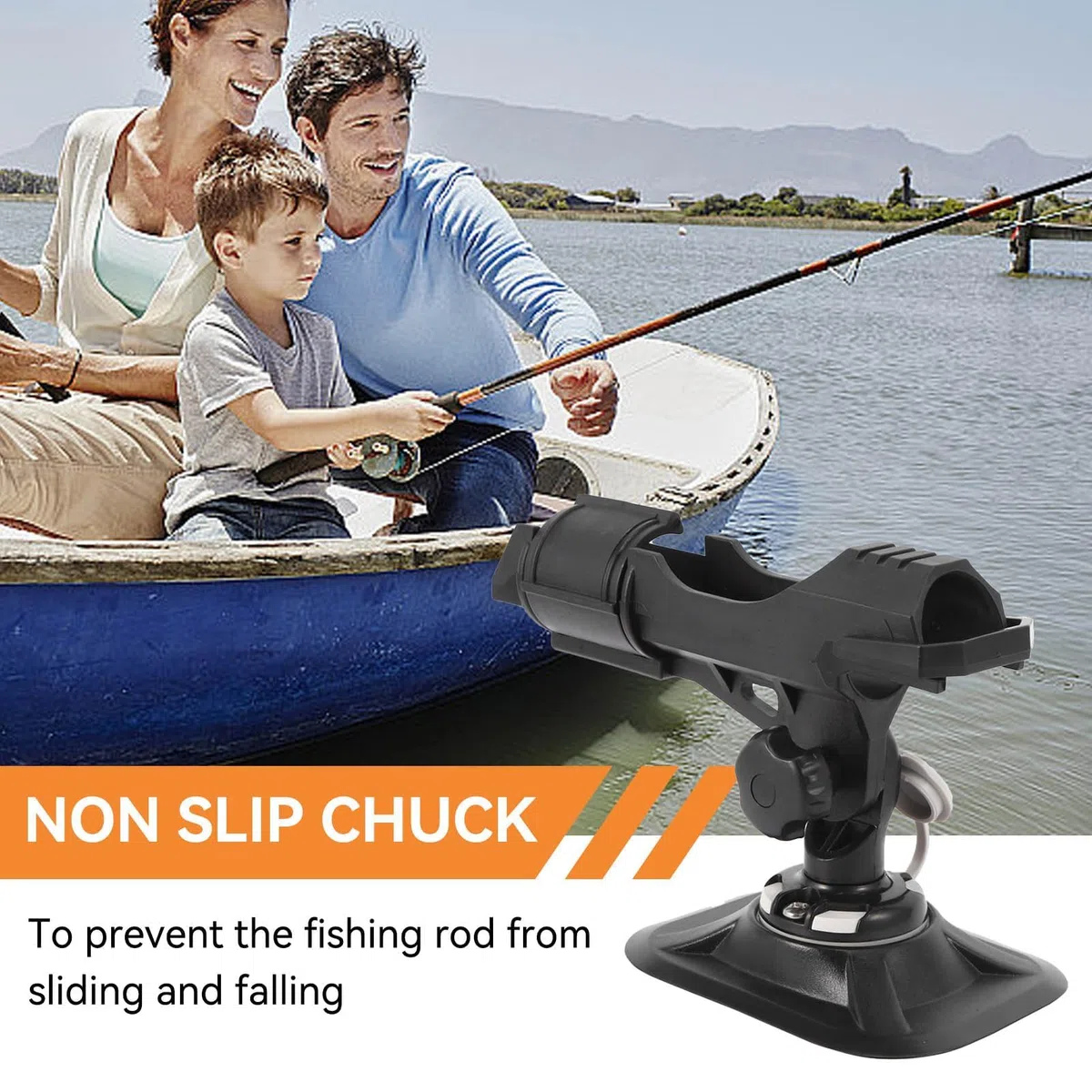 Soporte para cañas de Pescar en Kayak, PVC Soporte Antideslizante para cañas Pescar en Kayak, Soporte Ajustable para Aparejos de Pesca, Soportes Extensibles cañas de Pescar para Pesca en Playa