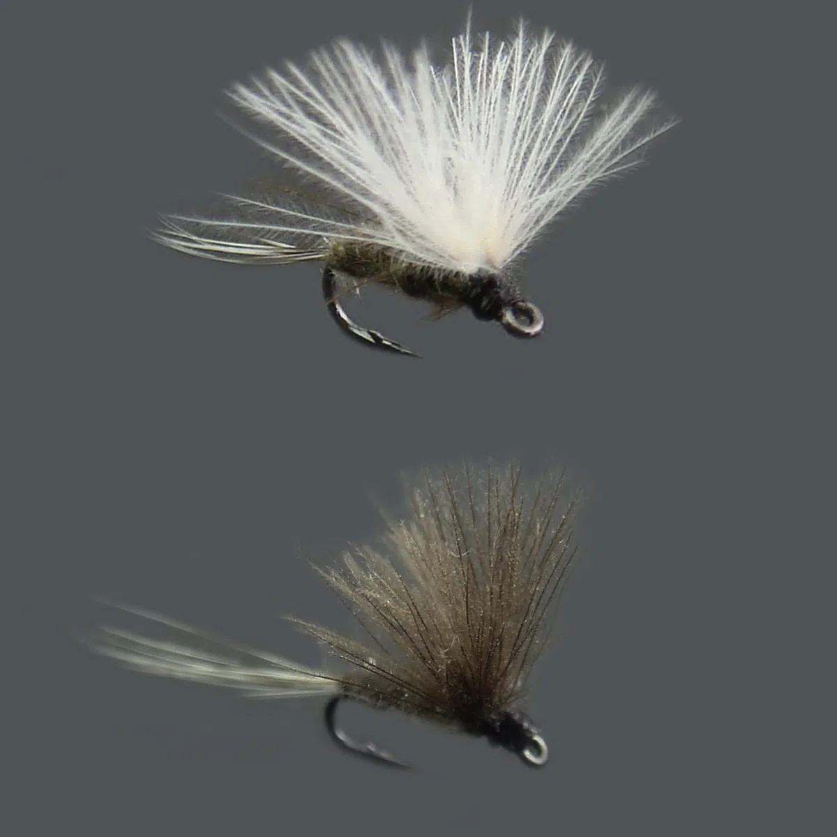Moscas secas para la pesca con mosca/ninfas/paracaídas Caddis/Oreja de liebre DORATO/ELK Hari/GRIFFITH'S GNAT/HEMMINGWAY/Paracaídas Adams/Royal Coachman/PEG'S Midge (Small CDC Dun)